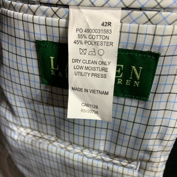 Men’s Black Ralph Lauren Cotton Polyester Blend Blazer - Picture 5 of 6